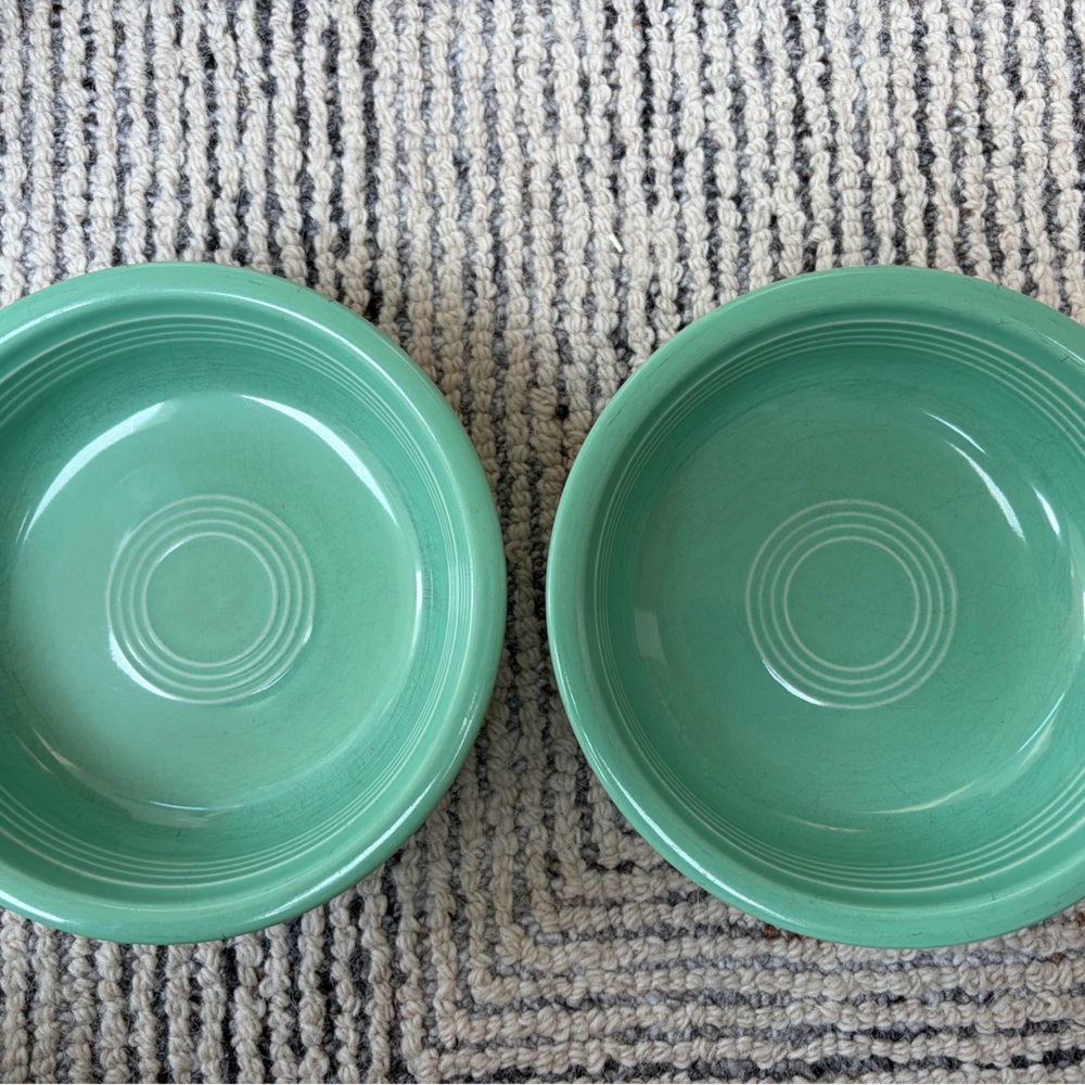 Fiesta Sea Mist Soup Bowls (2)